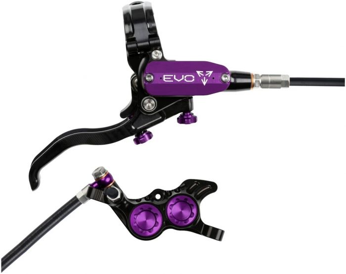Hope EVO GR4 Disc Brake Set – Black / Purple
