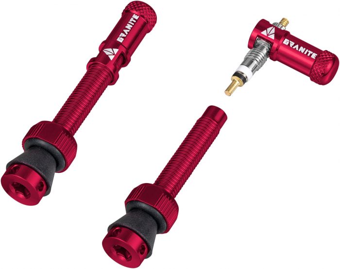 Granite Match Juicy Nipple Valve Stem and Cap – Red