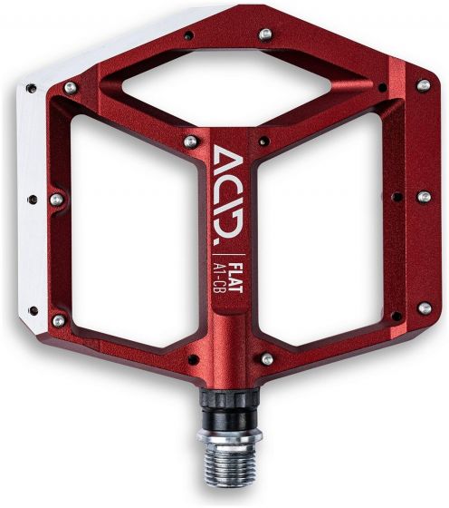 Acid Flat A1-CB Pedals – Red