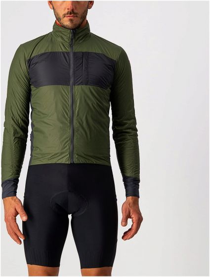 Castelli Unlimited 2023 Puffy Jacket – Light Military Green / Dark Grey