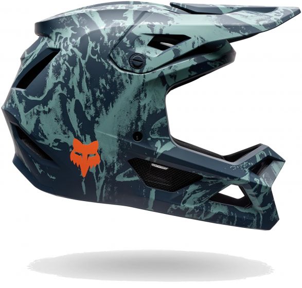 Fox Rampage Image Print Helmet – Dark Blue