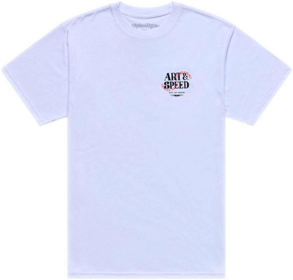 Troy Lee Pink Slips Short Sleeve T-Shirt – Slips - White