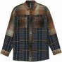 Fox Womens Oversized Flannel Shirt