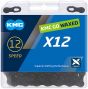 KMC X12 BlackTech Waxed 12-Speed Chain