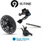 Box Three Prime 9 Wide Single-Shift 9-Speed E-Bike Groupset