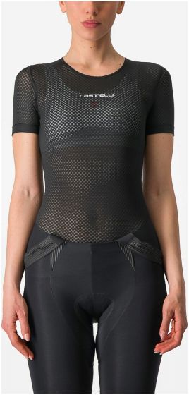 Castelli Pro Mesh Womens Short Sleeve Base Layer – Black