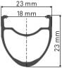 DT Swiss P 1800 Spline Clincher Disc 700c Front Wheel