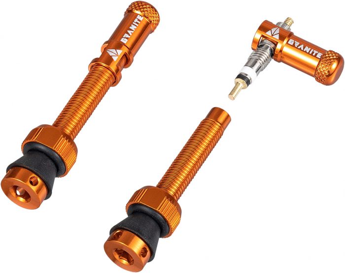 Granite Match Juicy Nipple Valve Stem and Cap – Orange