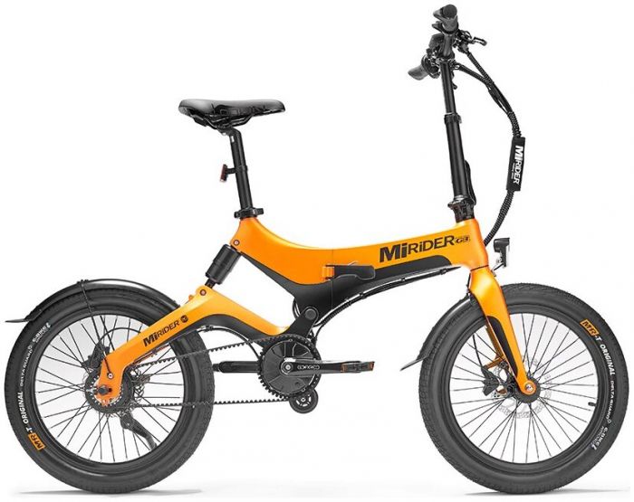MiRider 20 GB3 Electric Folding Bike – Ember Orange