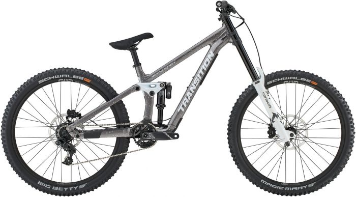 Transition Bottlerocket Alloy Dual Crown 2025 Bike – Snowstorm