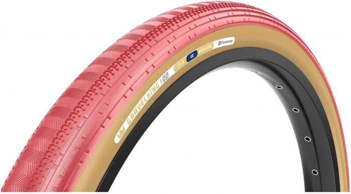 Panaracer Gravelking SS Colour Edition 700c Tubeless Tyre – Sakura / Brown