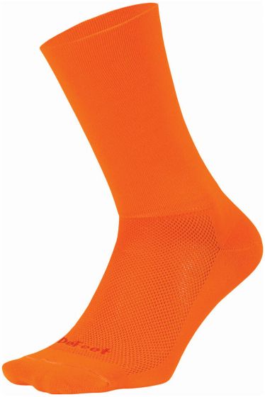 DeFeet Aireator D-Logo Socks – Hi-Vis Orange