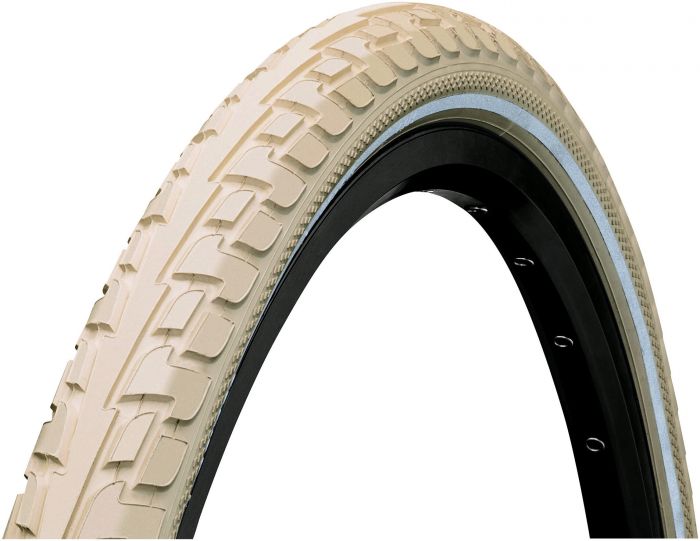 Continental Ride Tour 700c Clincher Tyre – Cream / Cream Reflex