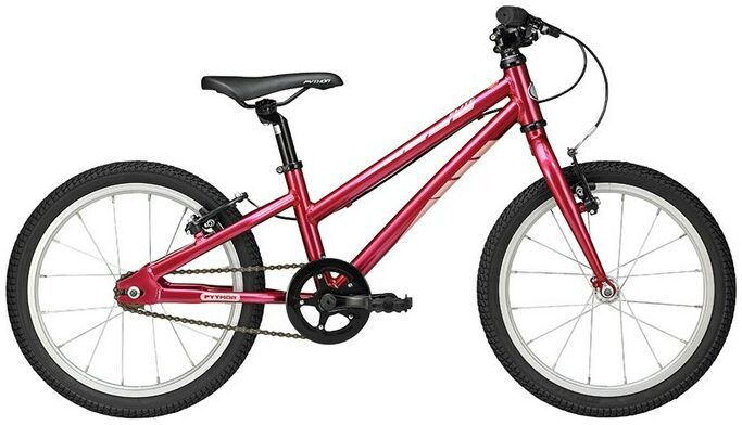 Python Elite Lightweight 18-Inch Girls Bike – Hot Pink