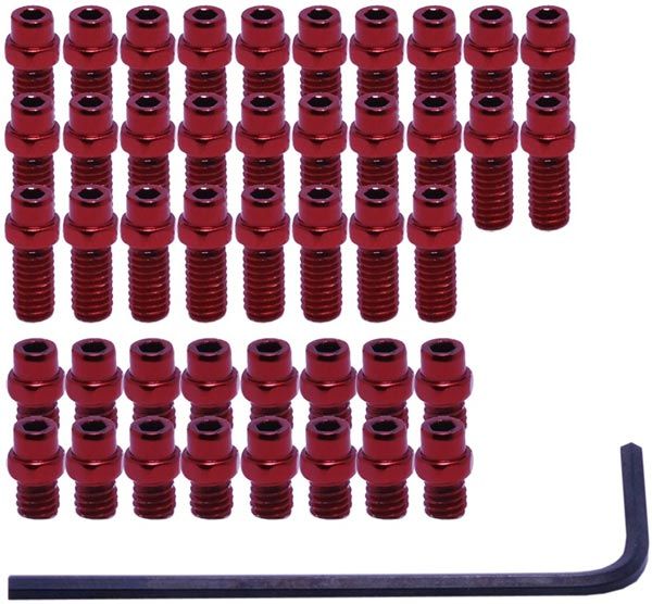 DMR Vault Pedal Flip Pin Set – Red