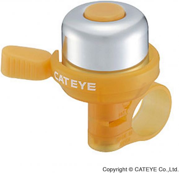 Cateye PB-1000 Wind Brass Bell – Tangerine