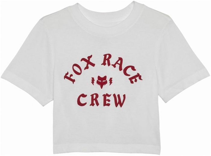 Fox Womens Race Crew Cropped T-Shirt