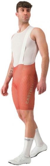 Castelli Free Aero Race S Kit Bib Shorts – Paprika / Elmwood