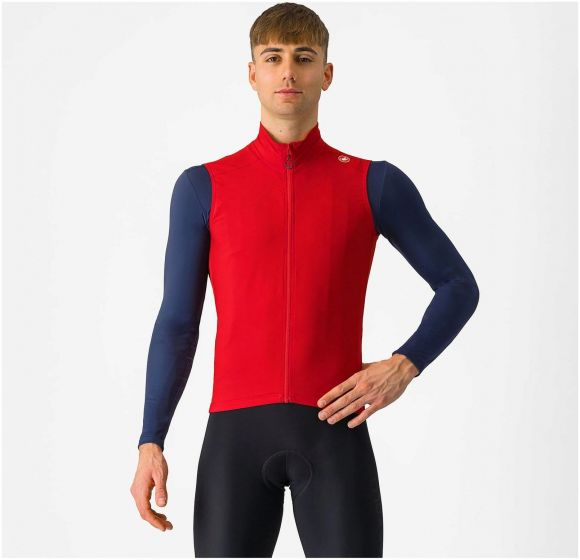 Castelli Espresso Vest – Rich Red