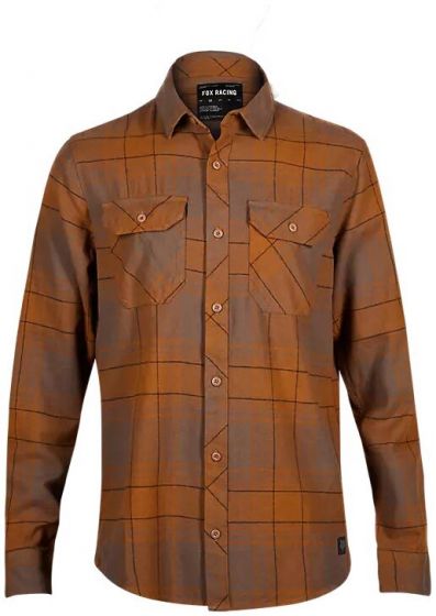 Fox Traildust Flannel Shirt – Nutmeg Brown