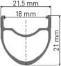 DT Swiss PR 1600 Spline Clincher Rim 700c Front Wheel