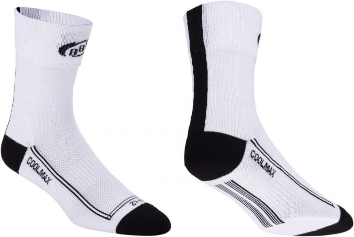 BBB FoldFeet Socks – White / Black