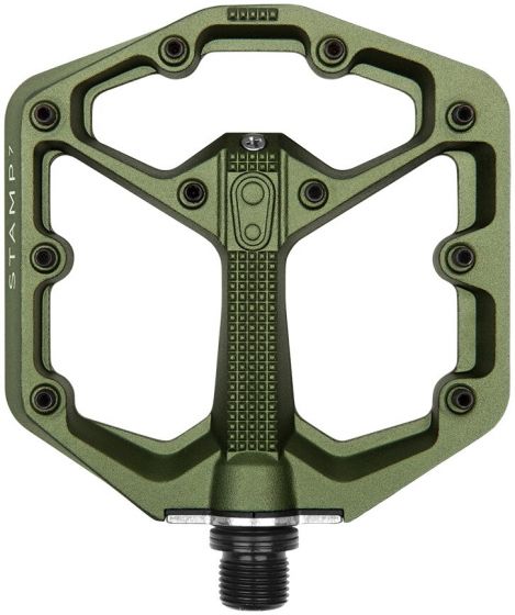 Crank Brothers Stamp 7 Pedals – Camo Green