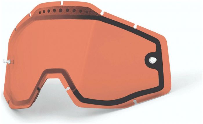 100% Accuri / Racecraft Strata Vented Dual Pane Lens – Rose