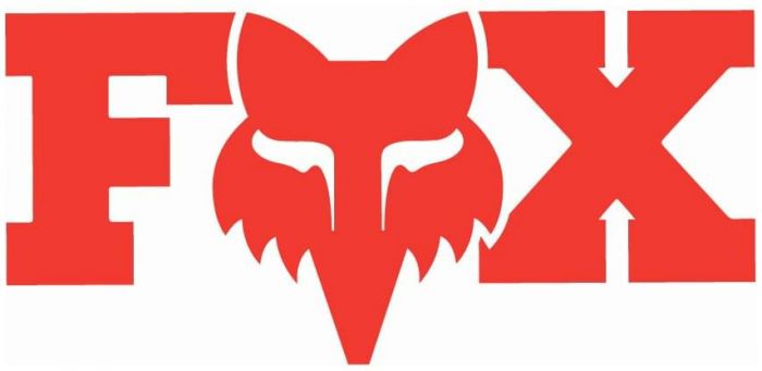 Fox F-Head-X 3" Sticker – Red