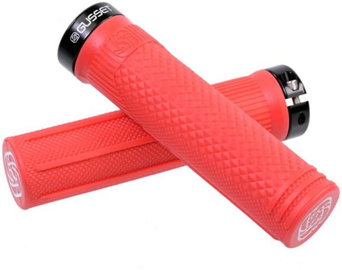 Gusset S2 Extra Soft Lock-On Grips – Red