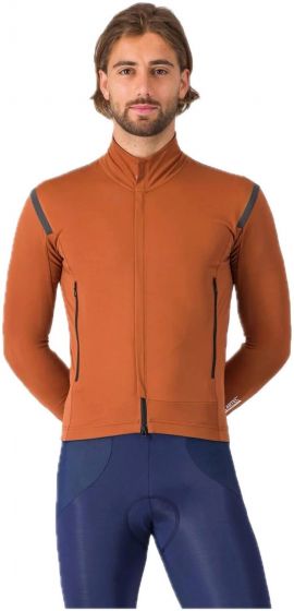 Castelli Perfetto Ros 3 Jacket – Mocha / Black Reflex