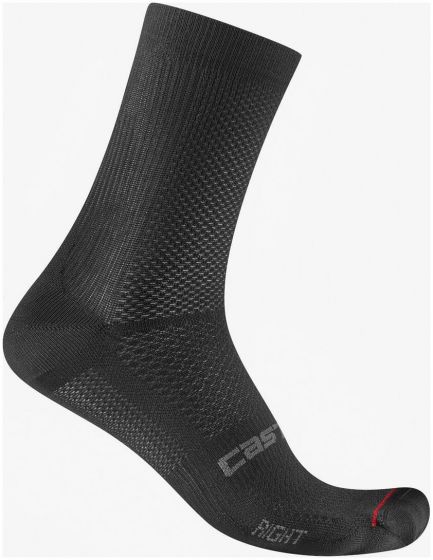 Castelli Espresso 2 Womens 12 Socks – Black