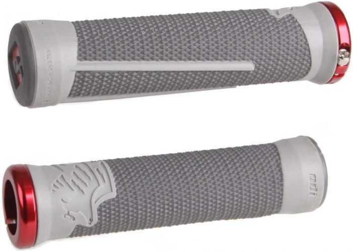 ODI AG2 V2.1 Lock-On MTB Grips – Graphite / Grey