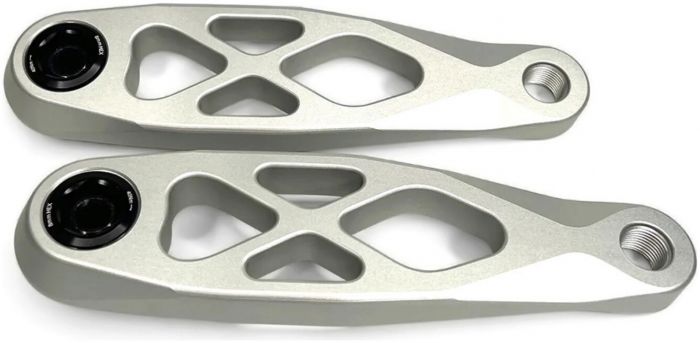 5DEV R-Spec Levo SL E-Bike Crank Arm Set – Raw Silver