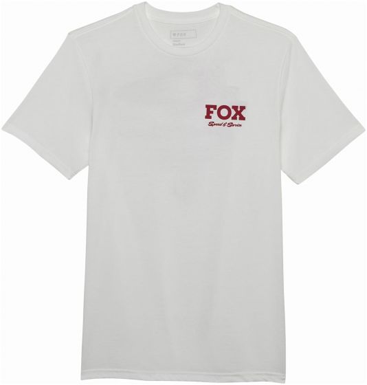 Fox Speed & Service Premium T-Shirt – Optic White