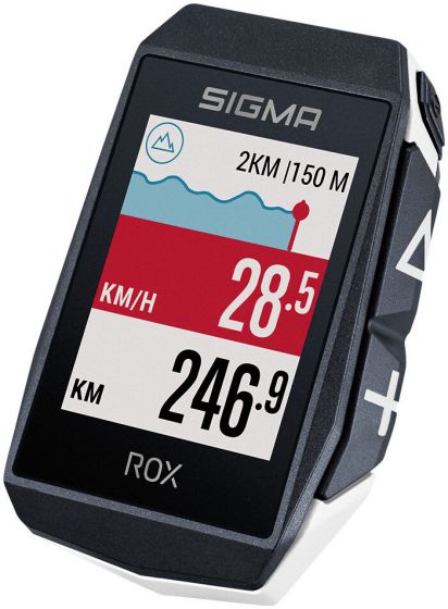 Sigma Rox 11.1 Evo GPS Cycle Computer Sensor Set – White