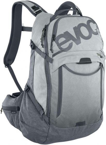 EVOC Trail Pro 26L Protector Backpack – Stone / Carbon Grey