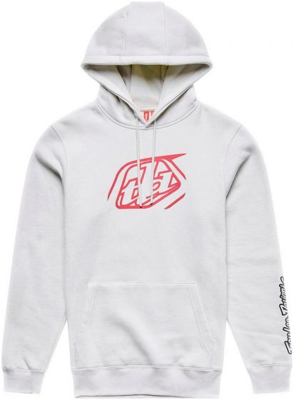Troy Lee Badge Pullover Hoodie – Badge - Pumice