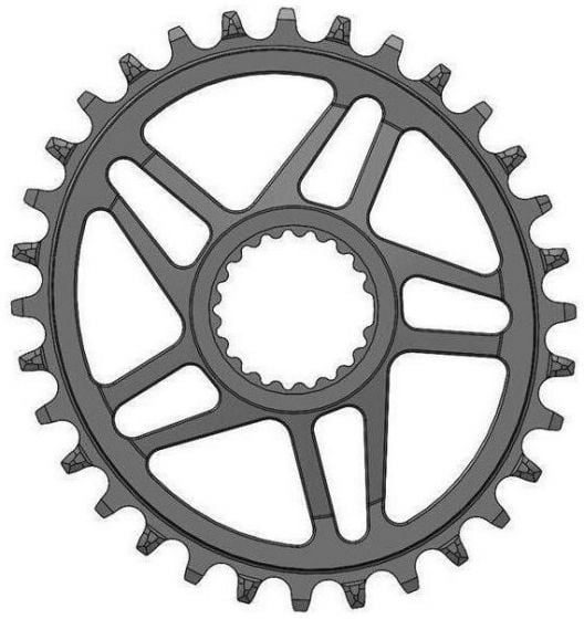 Wolf Tooth Ellipitical Direct Mount Shimano Chainring