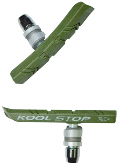 Kool-Stop Contoured MTB Threaded Ceramic Rim Brake Pads Set