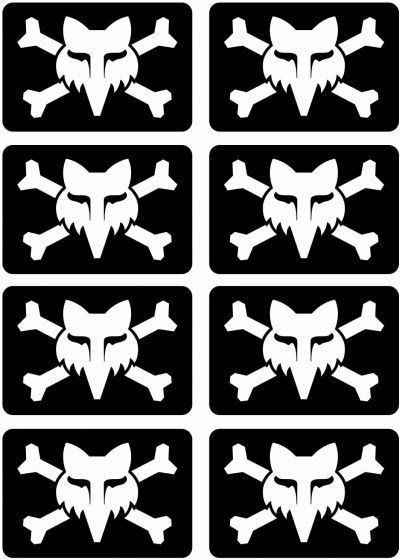 Fox Victory Logo Sticker Pack