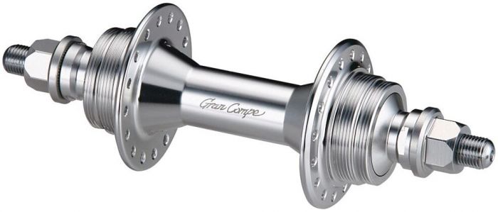 Dia-Compe Gran Compe SF Track Rear Hub – Silver