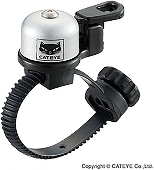 Cateye OH-2400 Flextight Brass Bell – Silver