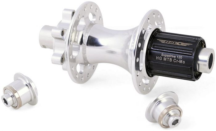 Halo MT Supadrive Rear Hub – Silver