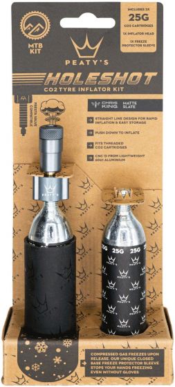 Peaty's Holeshot CO2 Tyre Inflator – Slate