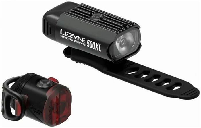 Lezyne Hecto Drive 500XL & Femto USB Drive Light Set