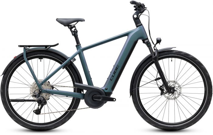Cube Kathmandu Hybrid Pro 800 Crossbar 2027 Electric Bike – Smaragdgrey / Black