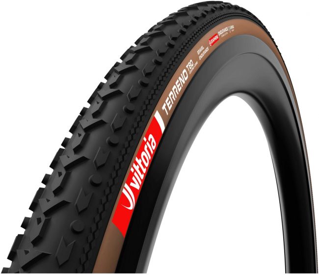 Vittoria Terreno T80 Coarse Loose Gravel Endurance 700c Tubeless Tyre – Brown, image 1 of 4