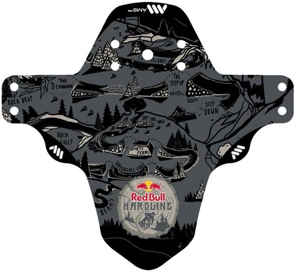 All Mountain Style Mudguard – Red Bull - Black