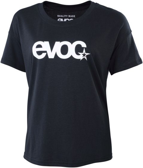 EVOC Womens Logo T Shirt – Black / White